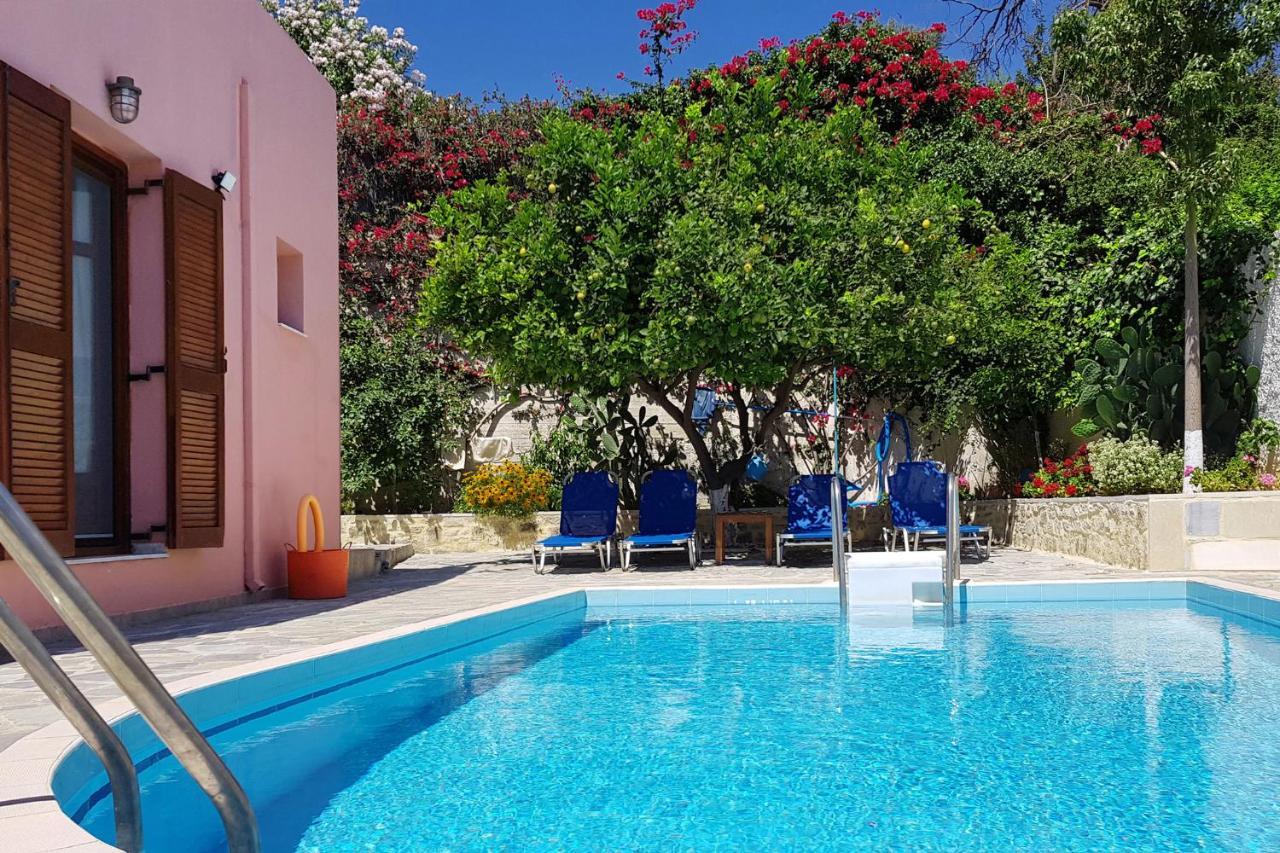 Villa Sunset With Stunning Sea View, Kids Area And Hammocks On Roof Terrace Αγία Τριάδα Εξωτερικό φωτογραφία